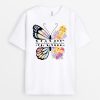 T-shirt Maman Mamie Fleur Papillon Personnalise
