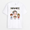 T-shirt Maman Mamie Leopard Personnalise