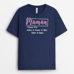 T-shirt MamanMamie Brillante Personnalise T-shirt MamanMamie Brillante Personnalise