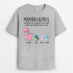 T-shirt Mamansaurus Mammiesaurus Personnalise T-shirt Mamansaurus Mammiesaurus Personnalise