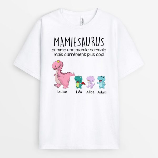 T-shirt Mamansaurus Mammiesaurus Personnalise