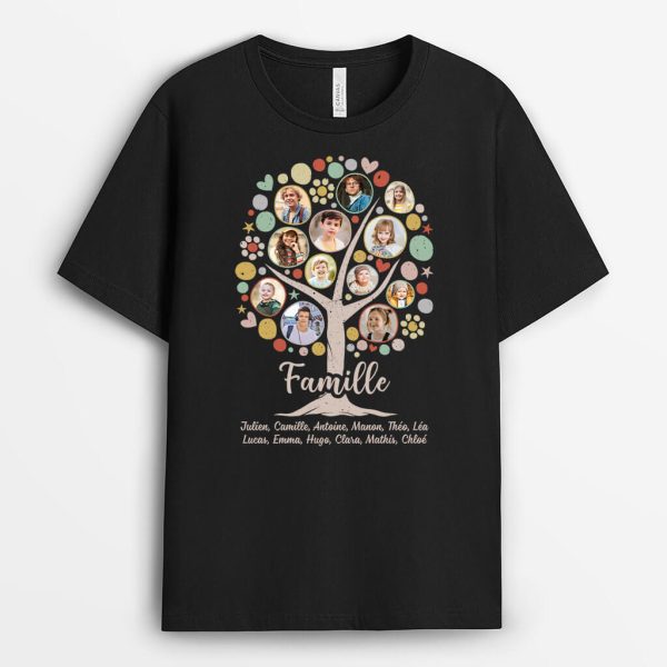 T-shirt Mamie Arbre Familial Personnalise