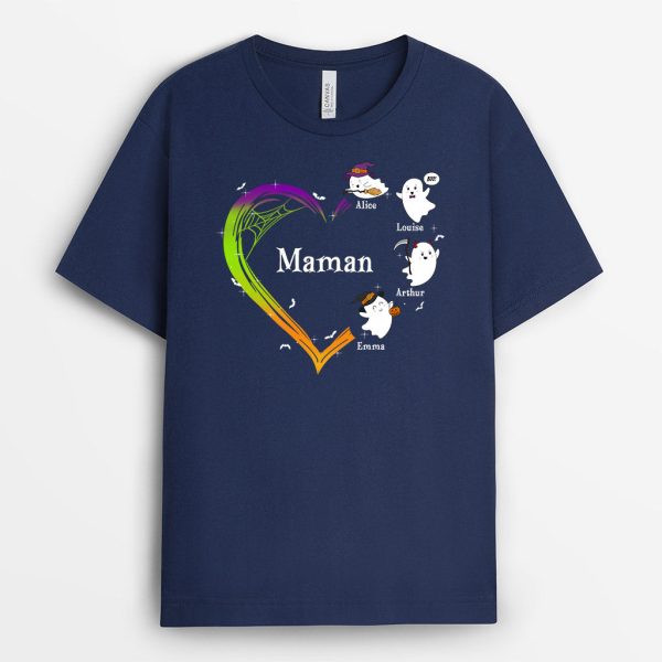 T-shirt Mamie Maman et petits enfants Personnalise