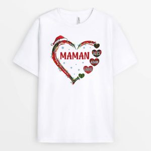 T-shirt Mamie Noel Personnalise