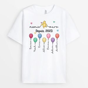T-shirt Mamie Ours Depuis Personnalise