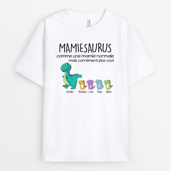 T-shirt Mamiesaurus Mamansaurus Plus Cool Marche Personnalise