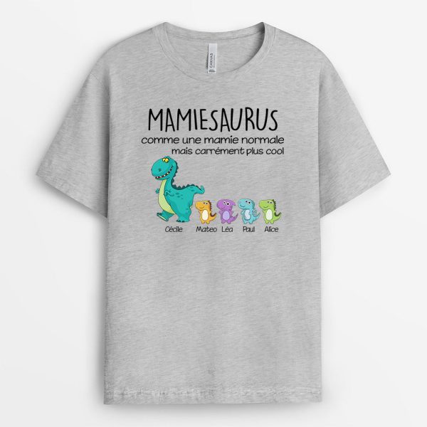 T-shirt Mamiesaurus Mamansaurus Plus Cool Marche Personnalise