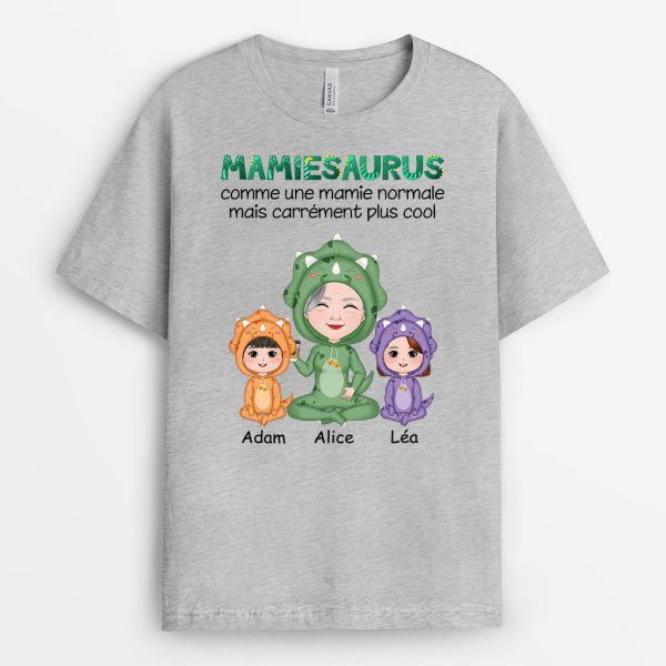 T-shirt Mamiesaurus Mamansaurus Plus Cool Personnalise