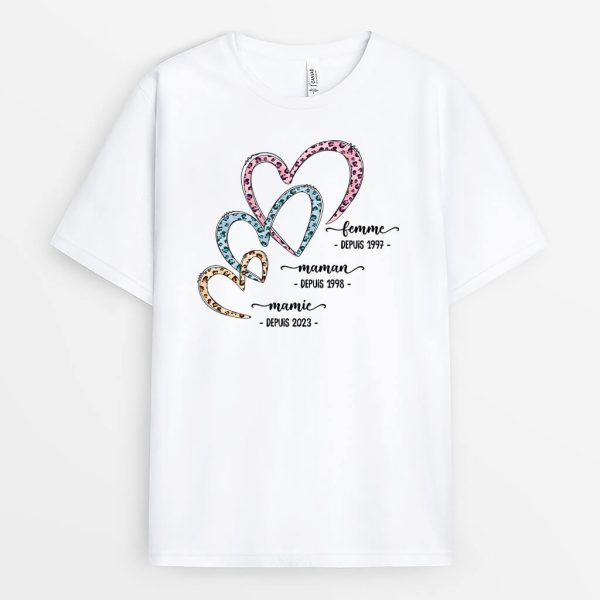 T-shirt Mariee Maman Mamie Est Personnalise