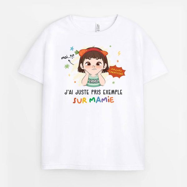 T-shirt Mauvais Caractere Personnalise