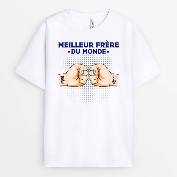 T-shirt Meilleur Frere Du Monde Personnalise