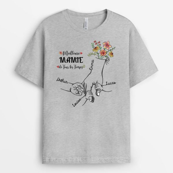 T-shirt Meilleure Maman de Tous les Temps Personnalise