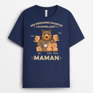 T-shirt Mes Personnes Preferees M’Appellent Mamie Personnalise