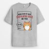 T-shirt Mon Chat Et Moi Parlons Mal De Toi Personnalise