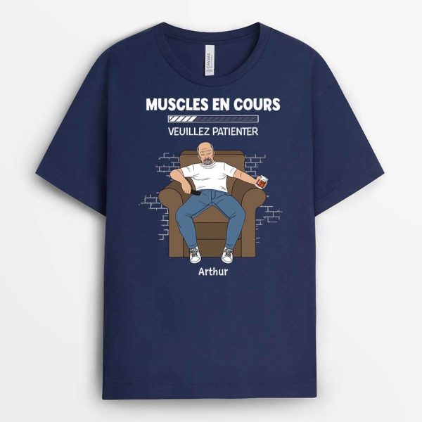 T-shirt Muscles En Cours Personnalise