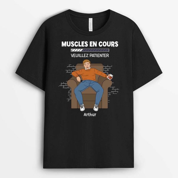 T-shirt Muscles En Cours Personnalise