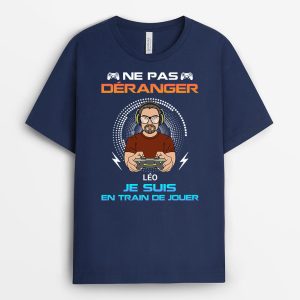 T-shirt Ne Pas Deranger Je Suis En Train De Jouer Personnalise T-shirt Ne Pas Deranger Je Suis En Train De Jouer Personnalise