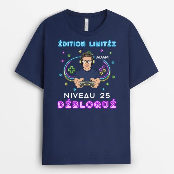 T-shirt Niveau 18 Debloque Personnalise