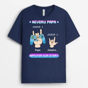 T-shirt Niveau Papa Personnalise T-shirt Niveau Papa Personnalise