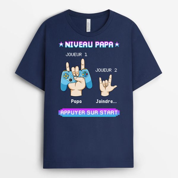 T-shirt Niveau Papa Personnalise