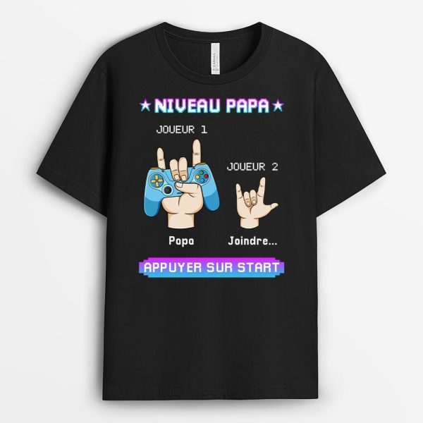 T-shirt Niveau Papa Personnalise