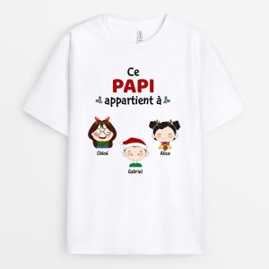 T-shirt Noel Ce Papi Appartient A Personnalise