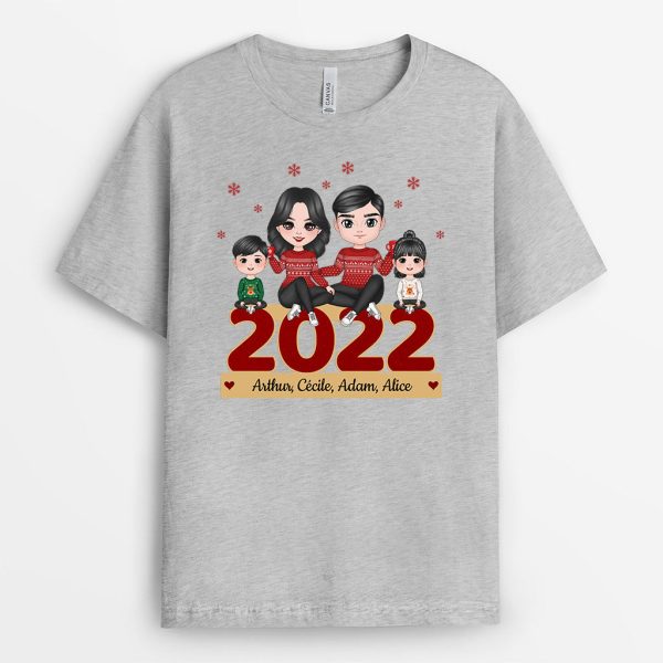 T-shirt Noel De Famille Personnalise