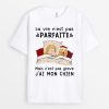 T-shirt Noel La Vie N&rsquo;est Pas Parfaite Chiens Clair Personnalise