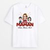 T-shirt Noel Maman Mamie Mot Rouge Personnalise