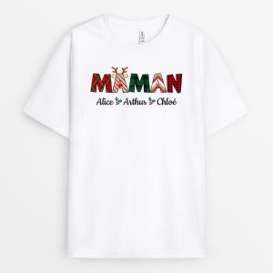T-shirt Noel Maman Mamie Mot Style Personnalise T-shirt Noel Maman Mamie Mot Style Personnalise