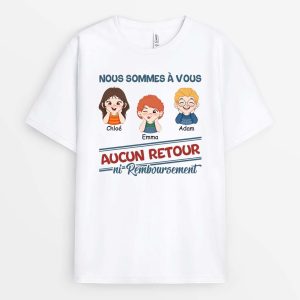 T-shirt Nous Sommes A Vous Personnalise T-shirt Nous Sommes A Vous Personnalise