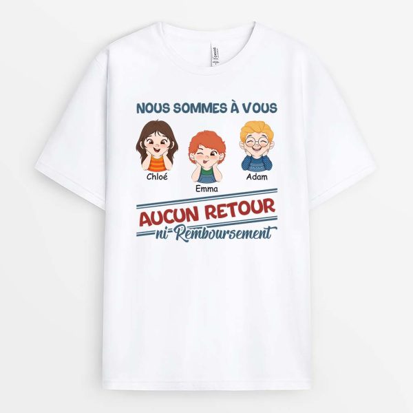 T-shirt Nous Sommes A Vous Personnalise