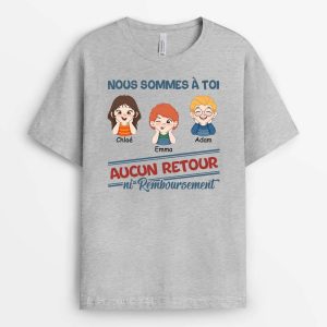 T-shirt Nous Sommes A Vous Personnalise T-shirt Nous Sommes A Vous Personnalise
