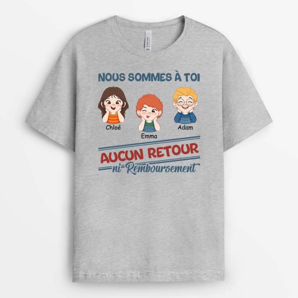 T-shirt Nous Sommes A Vous Personnalise