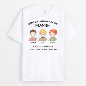 T-shirt Nous Sommes Ton Plus Beau Cadeau Personnalise