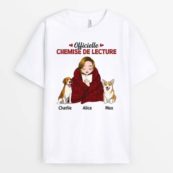 T-shirt Officielle Chemise De Lecture Personnalise