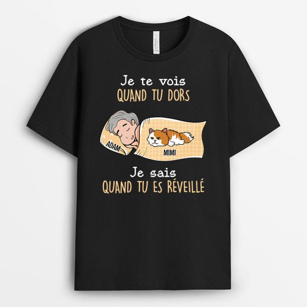 T-shirt On Te Voit Personnalise