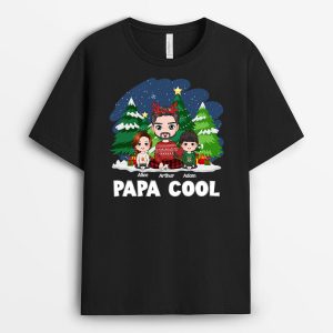T-shirt Papa Cool Personnalise T-shirt Papa Cool Personnalise