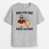 T-shirt Papa Du Chat Gate Pourri Personnalise