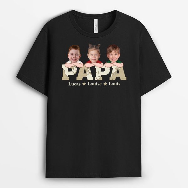 T-shirt Papa Personnalise