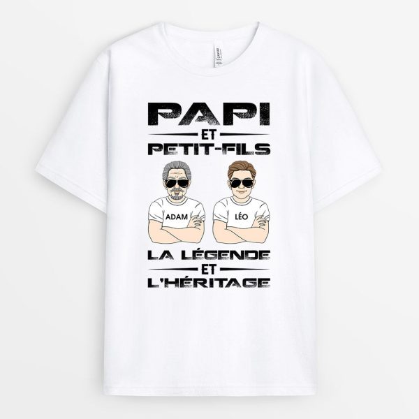 T-shirt Papa et Fils Personnalise