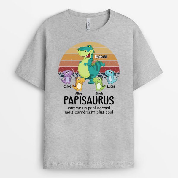 T-shirt Papasaurus Cooler Personnalise
