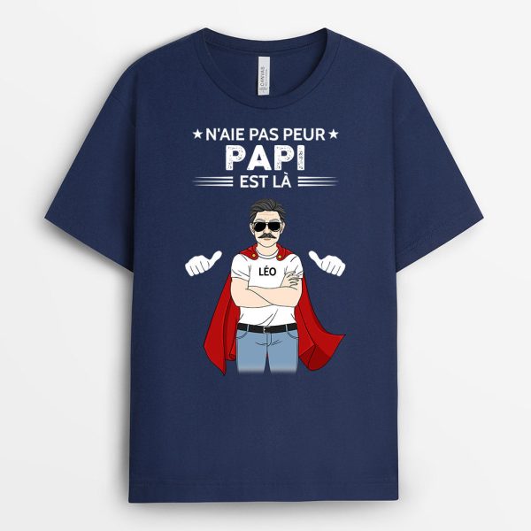 T-shirt Papi Papa Est La Personnalise