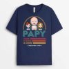 T-shirt Papy, L&rsquo;Homme, Le Mythe, La Legende Personnalise