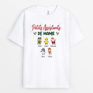 T-shirt Petits Assistants De Mamie Personnalise T-shirt Petits Assistants De Mamie Personnalise