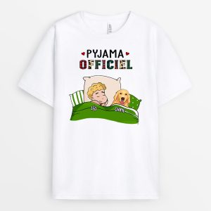 T-shirt Pyjama Officiel A Motifs Personnalise T-shirt Pyjama Officiel A Motifs Personnalise