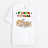 T-shirt Pyjama Officiel Chat Noel Personnalise