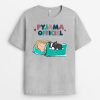 T-shirt Pyjama Officiel Chiens Couleurs Vives Personnalise
