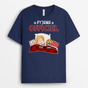 T-shirt Pyjama Version Chien Personnalise