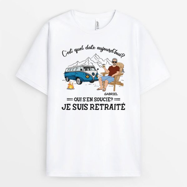 T-shirt Quel Jour Sommes-Nous Aujourd’hui Personnalise